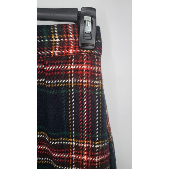 Plaid Check Mini Skirt Poly Wool Blend by 3.3 Field Trip Measures as XS New NWT - Picture 9 of 9